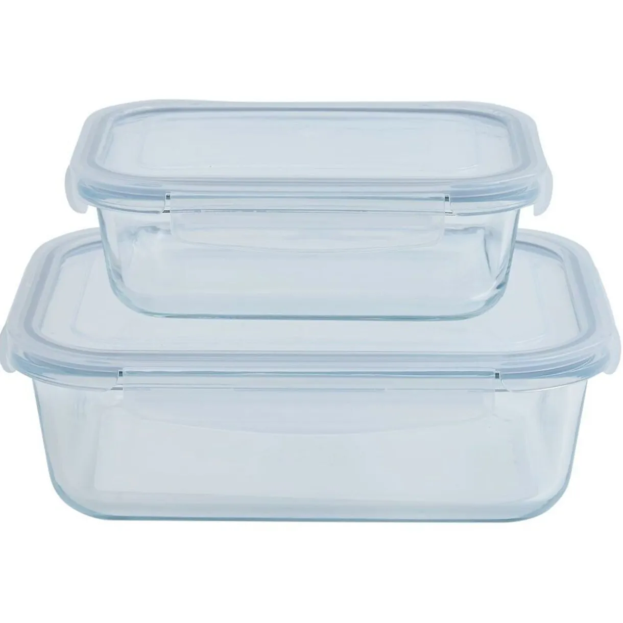 2 boîtes de conservation en verre 640 ml et 1500 ml^Gifi Hot