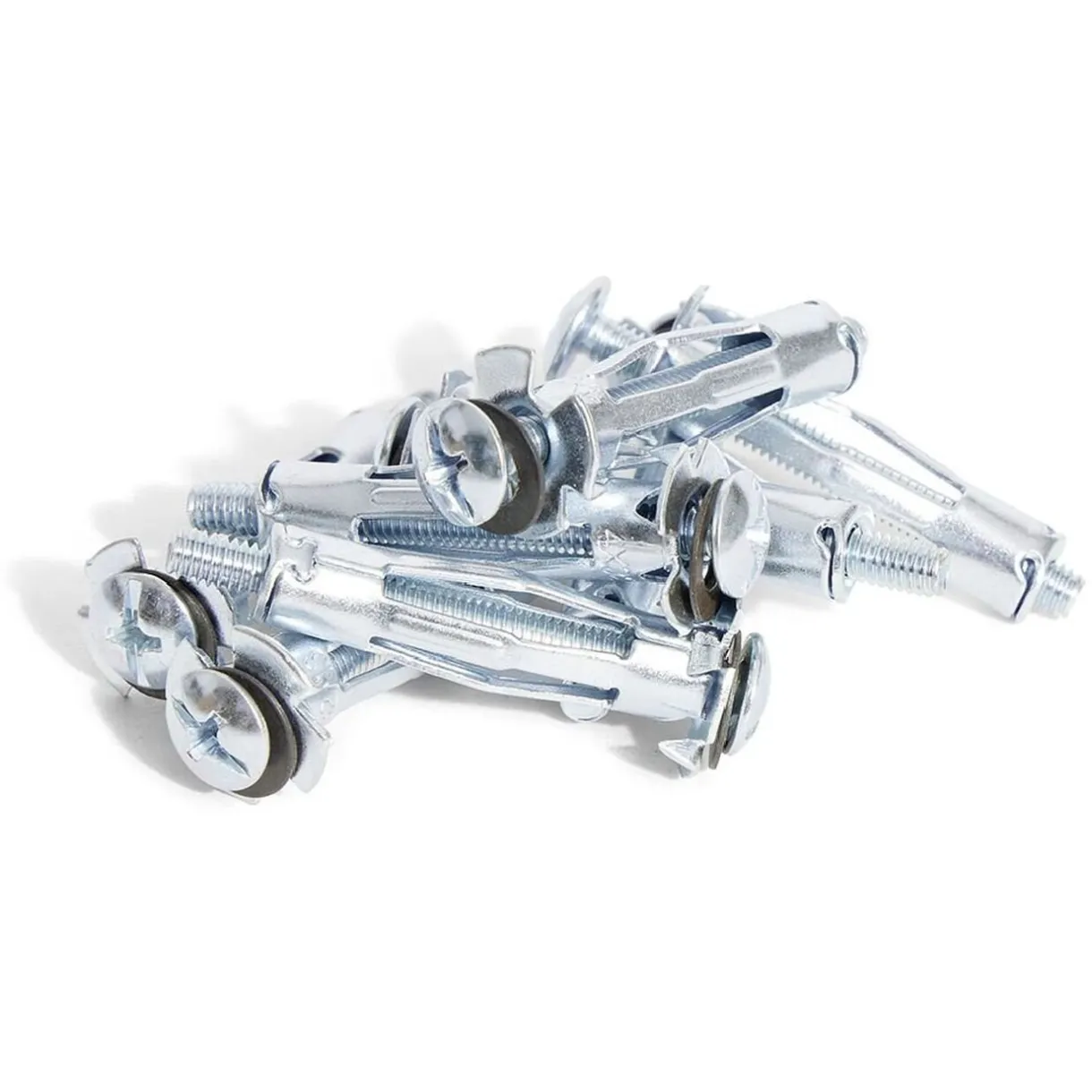 New Gifi 8 chevilles métalliques pour matériaux creux avec vis - Ø8x24 mm