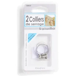Clearance Gifi 2 colliers de serrage acier zingué - Ø12 à 22 mm