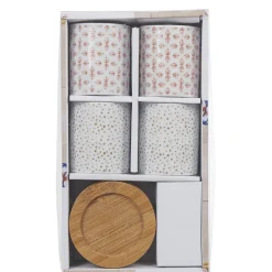 4 gobelets expresso avec sous tasse bois^Gifi New