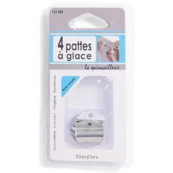 Sale Gifi 4 pattes à glace en acier nickelé - 25 mm