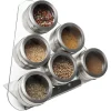 6 pots à épices avec support aimanté^Gifi