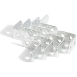 Gifi 8 équerres de chaise acier zingué - 30x2 mm