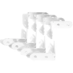 Online Gifi 8 équerres de chaise acier zingué - 40x2 mm