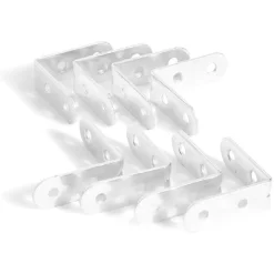 Online Gifi 8 équerres de chaise acier zingué - 40x2 mm