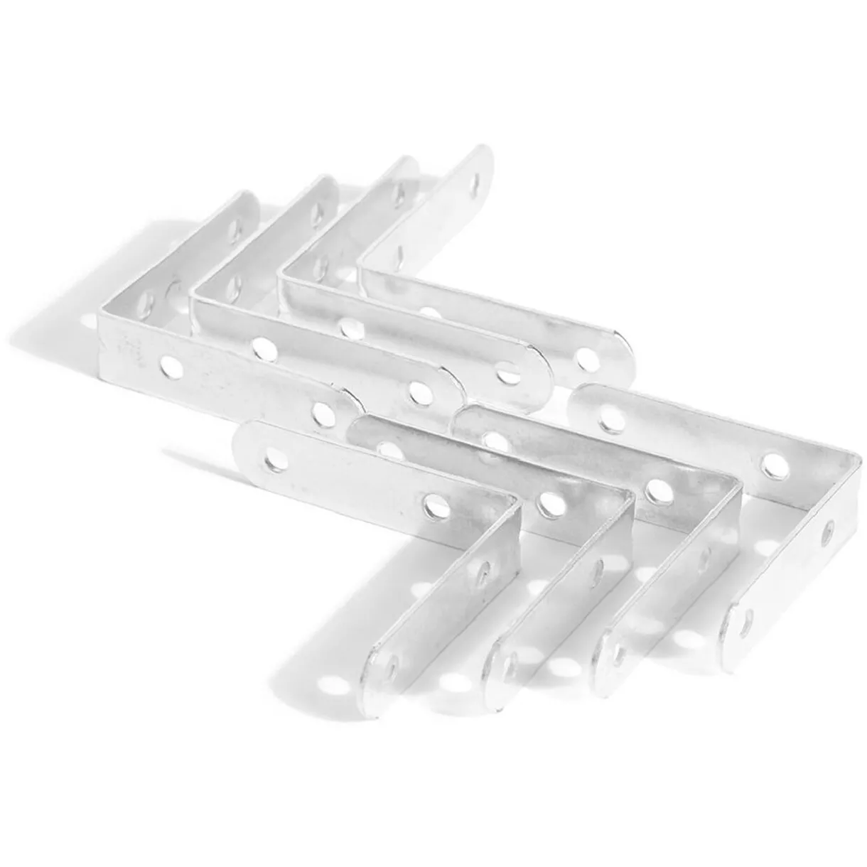 Hot Gifi 8 équerres de chaise acier zingué - 60x2 mm