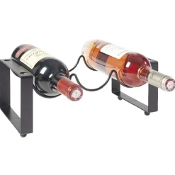 2 range bouteilles x3 métal noir^Gifi Sale