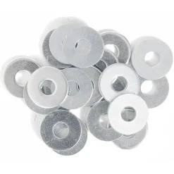 Hot Gifi 20 rondelles plates larges acier zingué Ø6 mm