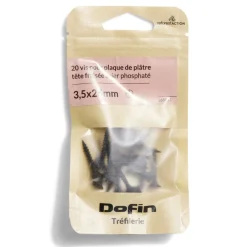 Sale Gifi 15 vis pour placo tête fraisée cruciforme acier phosphaté - 3,5x25 mm