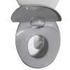 Online Gifi Abattant WC 2 en 1 gris