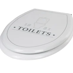 New Gifi Abattant WC 1981 TOILETS plastique blanc frein de chute