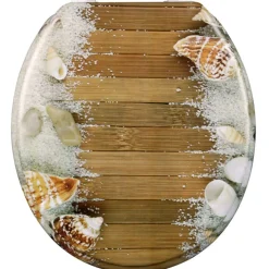 Discount Gifi Abattant WC coquillages