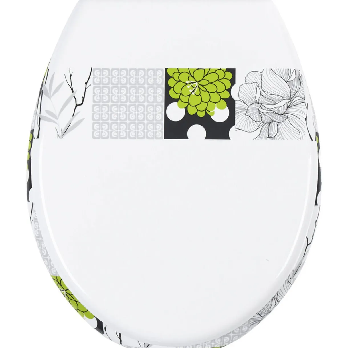 Sale Gifi Abattant WC design fleur