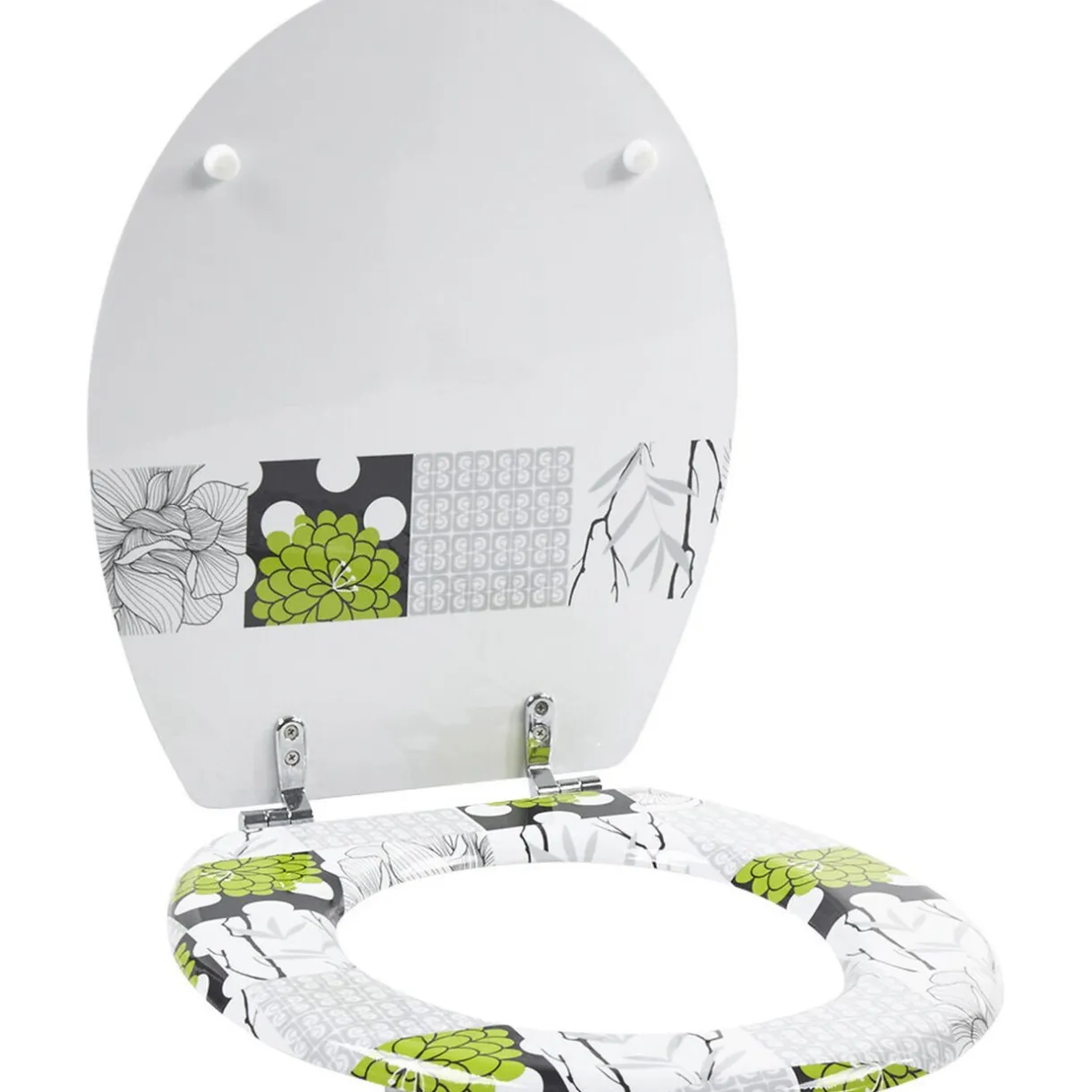 Sale Gifi Abattant WC design fleur