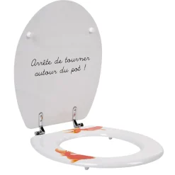 Best Gifi Abattant WC design poisson rouge