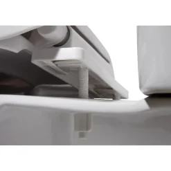 Outlet Gifi Abattant WC 2en1 adulte et enfant plastique blanc frein de chute