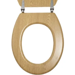 Hot Gifi Abattant WC imitation bois