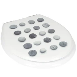 Best Gifi Abattant WC motif galets