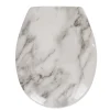 Online Gifi Abattant WC plastique duroplast style marbre frein de chute