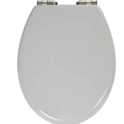 Clearance Gifi Abattant WC plastique uni gris frein de chute
