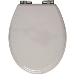 Clearance Gifi Abattant WC uni taupe avec frein de chute