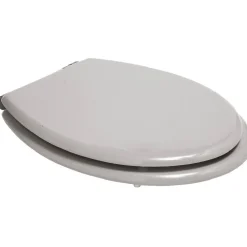 Clearance Gifi Abattant WC uni taupe avec frein de chute