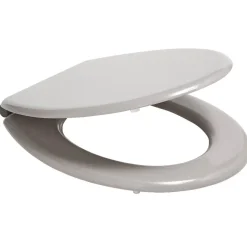 Clearance Gifi Abattant WC uni taupe avec frein de chute