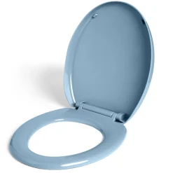 Discount Gifi Abattant WC universel avec frein de chute 37x43cm bleu