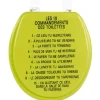 Discount Gifi Abattant WC vert anis les 10 commandements