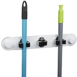 Nettoyage Et Entretien|Gifi Accroche balai à ventouse blanc x3