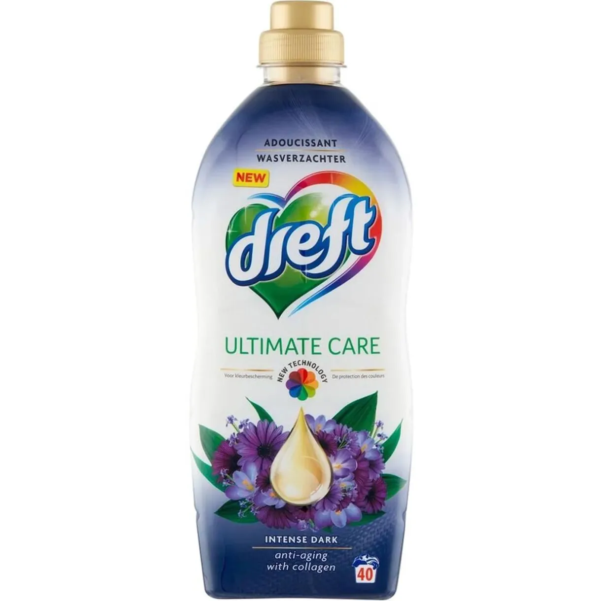 Entretien Du Linge|Gifi Adoucissant Dreft Ultimate Care Intense Dark 1L - 40 lavages