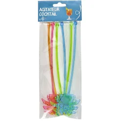 Agitateur Coktail x6 plastique^Gifi Sale
