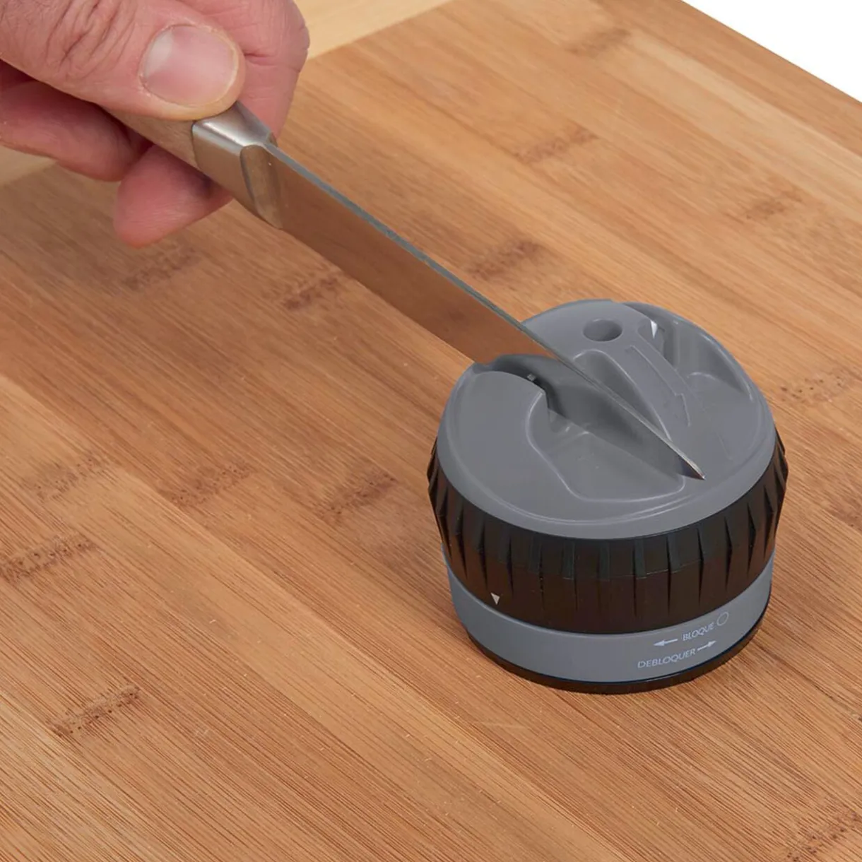 Aiguiseur à couteaux double position^Gifi Best