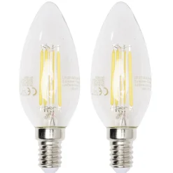 Sale Gifi Ampoule à filament LED C35 E14 x2