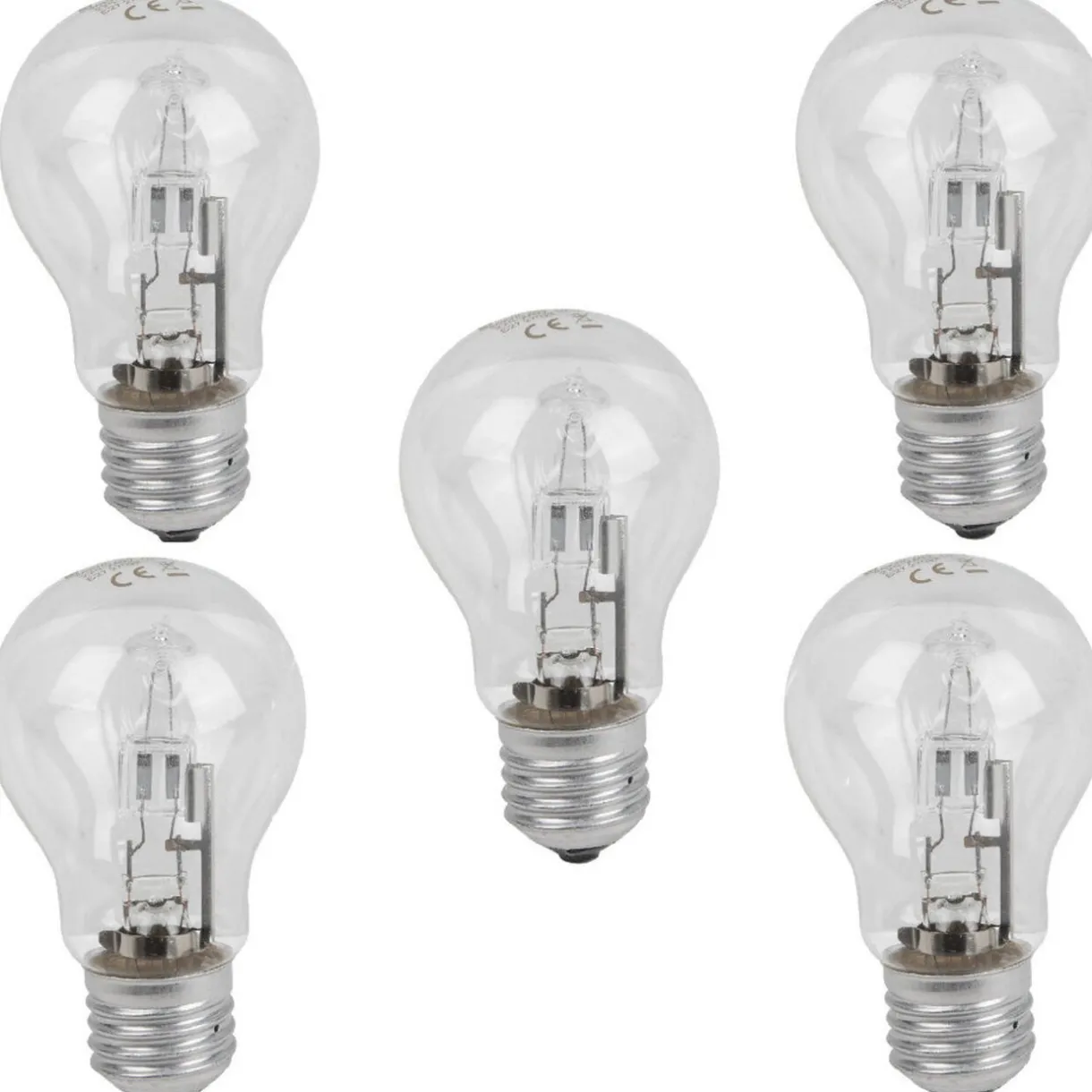 New Gifi Ampoule halogène E27 42 Watts A55 x5