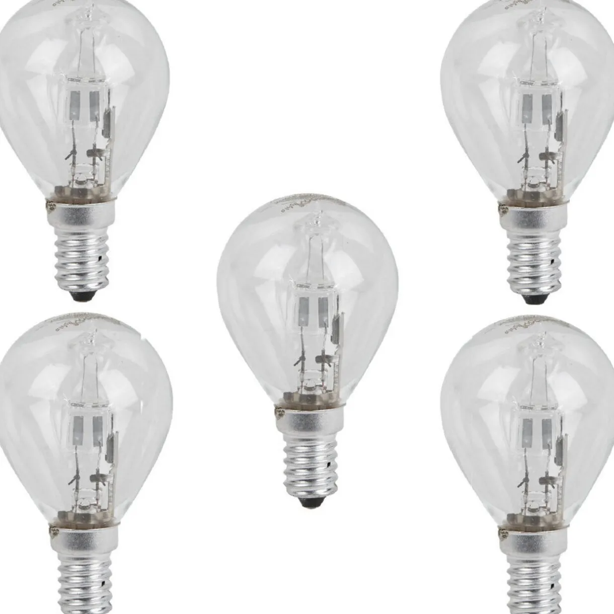 Gifi Ampoule halogène E14 28 Watts G45 x5