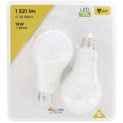 Gifi Ampoule LED A60 E27 x2
