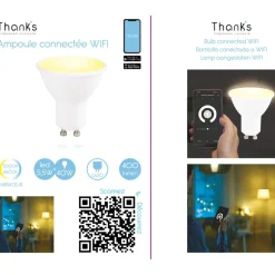 Clearance Gifi Ampoule LED connectée blanc ajustable GU10 40 W