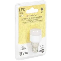 Sale Gifi Ampoule LED E14 Homday détecteur crépusculaire 210lms