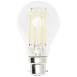 Gifi Ampoule LED filament B22 A60 Homday lumière chaude 806lms x2
