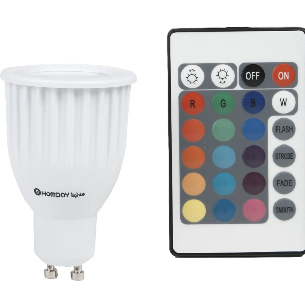 Discount Gifi Ampoule LED GU10 couleurs changeantes