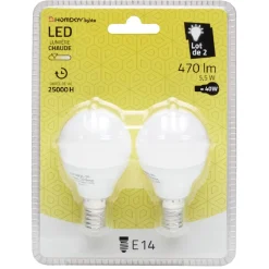 Discount Gifi AMPOULE X2 LED E14 P45 BC