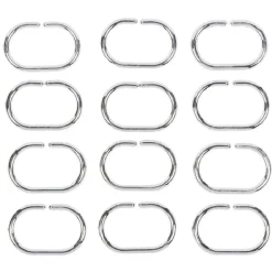 Sale Gifi Anneau de douche gris ovale x12