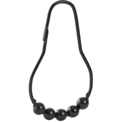 Outlet Gifi Anneau de douche métal noir x12