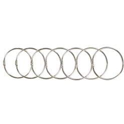 Discount Gifi Anneau rideau de douche rond en métal x12