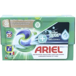 Entretien Du Linge|Gifi Ariel pods avec touche de Lenor Unstoppables 20 lavages
