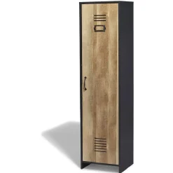 Rangement|Gifi Armoire Apollo noire et miel