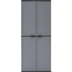 Rangement|Gifi Armoire de rangement en plastique kis jolly gris