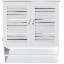Gifi Armoire de salle de bain murale blanc Valentine