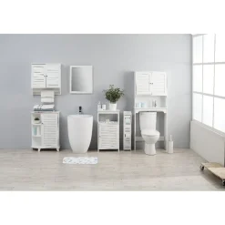 Gifi Armoire de salle de bain murale blanc Valentine
